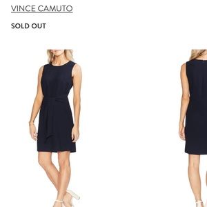 Vince Camuto Parisian Crepe Shift Dress